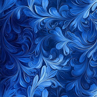 高清蓝色花纹