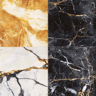 ins风格黄色大理石