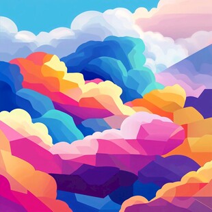 3d风景膨胀图案