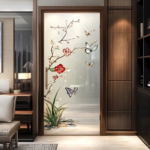 艺术玻璃推拉门