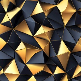 立体几何黑金背景