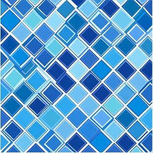 蓝方马赛克背景