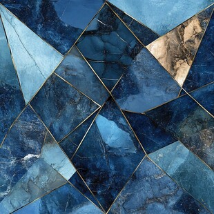 酷炫蓝水晶立体背景