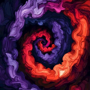 3d印花旋涡背景