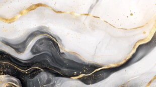 流体大理石金色素材