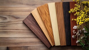 多种颜色木板木材