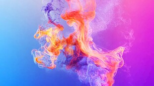 多色烟雾艳丽图案背景