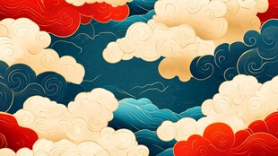 云纹插画