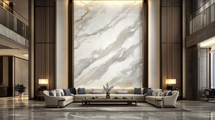 轻奢大理石背景墙