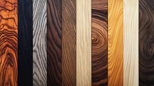 多种颜色木板木材