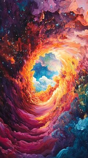 海洋流体画宇宙