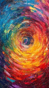 漩涡星系装饰画