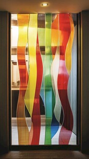 五彩玻璃隔断