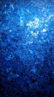 蓝色晶体肌理