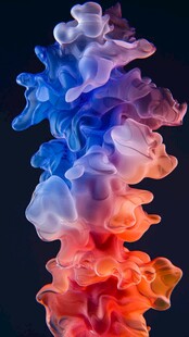 烟雾彩色动感线条