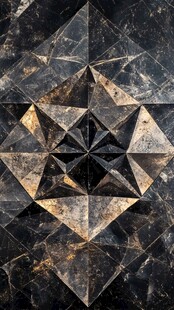 酷炫蓝水晶立体背景