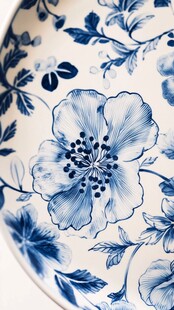 花草纹碗