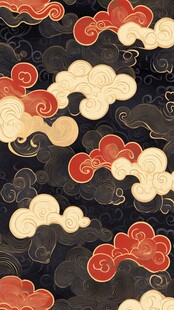 宋代云图高端云纹装饰