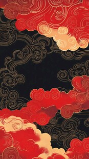 暗纹云团贵气云纹图案