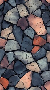 抽象不规则彩色玻璃