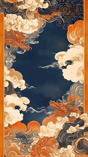 宋代云图高端云纹装饰