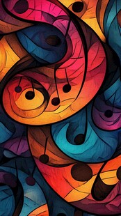 3d印花旋涡背景