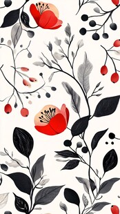 花红果包装插画