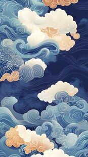 宋代云图高端云纹装饰