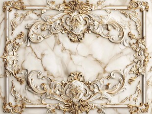欧式金色大理石纹