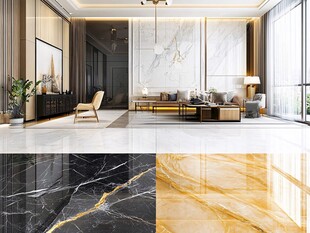 极简金箔石根线条对拼