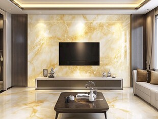 轻奢大理石背景墙