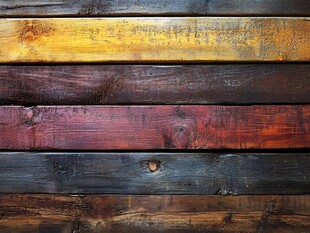 多种颜色木板木材