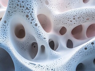 流动液滴状艺术背景