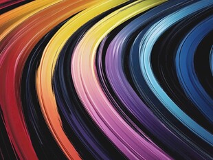 七彩绚丽渐变条纹