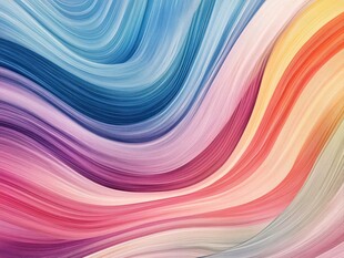 彩色酷炫流动感背景