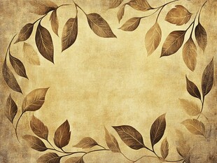 古典树叶背景
