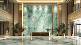 酒店大厅背景墙