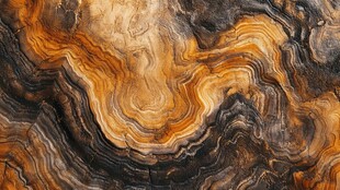 金色抽象流体纹理背景