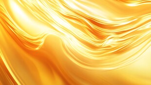 金色抽象流体纹理背景