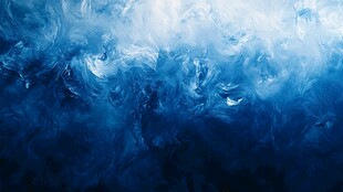 深蓝色水墨背景