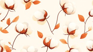 莫兰迪花朵图案