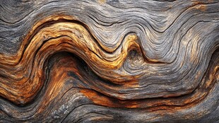 抽象波纹褐色大理石