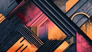 动感模块化创意背景