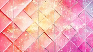 几何图形红色墙壁