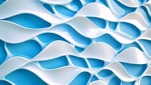 3d立体起伏波浪