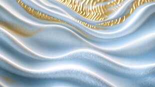 金色抽象流体纹理背景