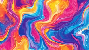 肌理彩色流体背景