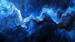 海洋流体画宇宙