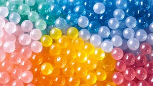 高清塑料球背景