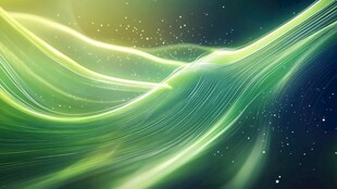 梦幻流畅曲线条